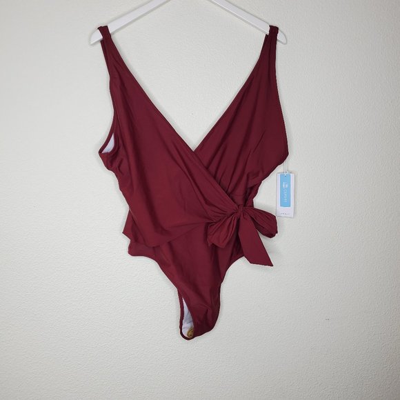 Cupshe Other - Cupshe Burgundy Swimsuit
